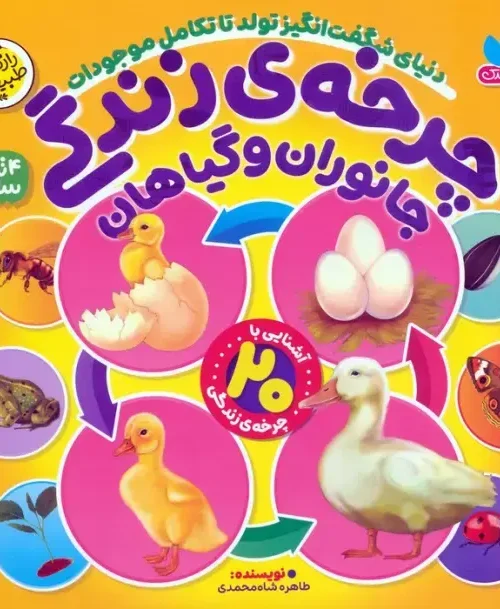کتاب چرخه ی زندگی جانوران و گیاهان