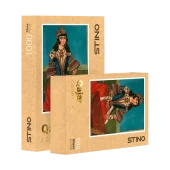 Santur player painting puzzle پازل نقاشی نوازنده سنتور