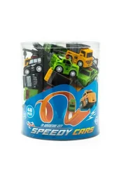 Speedy Cars Toy Pack 48 Pieces بسته اسباب بازی ماشین های اسپیدی 48 عددی