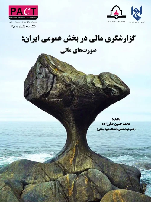 کتاب گزارشگری مالی در بخش عمومی ایران صورت های مالی نشریه 38