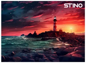 پازل نقاشی فانوس دریایی