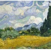 Wheat field puzzle with crows پازل گندمزار با کلاغ ها