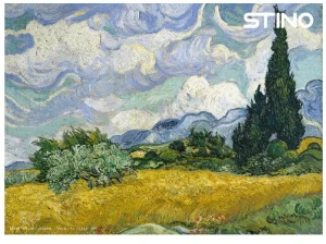 پازل گندمزار با کلاغ‌ ها