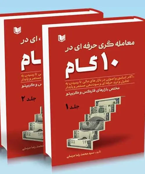 کتاب معامله گری حرفه ای در ۱۰ گام ۲ جلدی