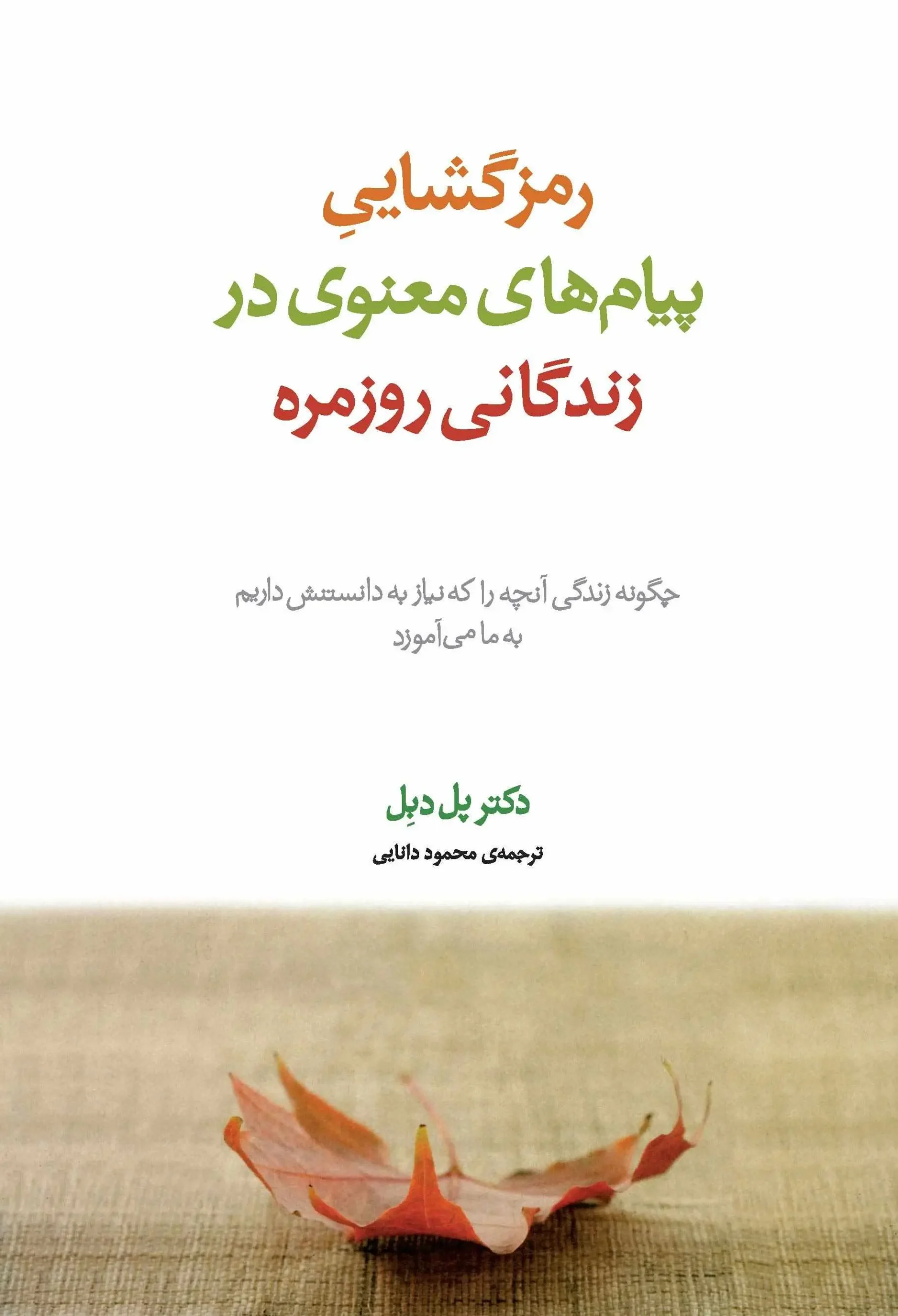 کتاب رمزگشایی پیام های معنوی در زندگانی روزمره کتاب رمزگشایی پیام های معنوی در زندگانی روزمره