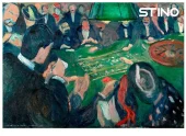 Puzzle at the roulette table in Monte Carlo پازل سر میز رولت در مونت کارلو
