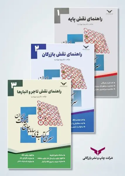 کتاب مجموعه 3 جلدی سری کتاب های سامانه جامع تجارت ایران