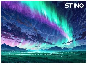 پازل نقاشی شفق قطبی