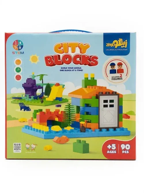 بسته بازی شهر سازه ای CITY BLOCKS زینگو